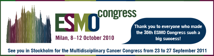 ESMO Congress Milan 2010 resources