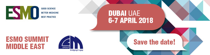 ESMO Summit Middle East 2018 - Banner
